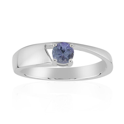 Anello in argento con Tanzanite (non riscaldata) (Pallanova)