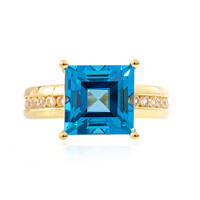 Anello in argento con Topazio Marambaia