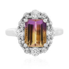 Anello in argento con Ametrina