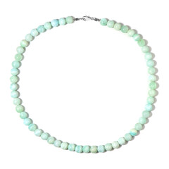 Collana in argento con Aragonite Blu