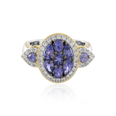 Anello in argento con Tanzanite (Gems en Vogue)