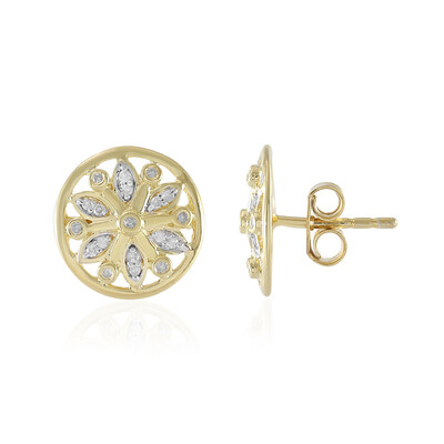 Orecchini in argento con Diamante I2 (I)