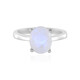 Anello in argento con Pietra di Luna Arcobaleno
