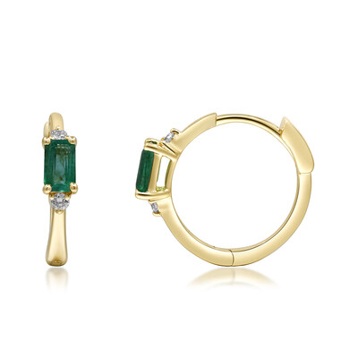 Orecchini in oro con Smeraldo Zambia AAA (CIRARI)
