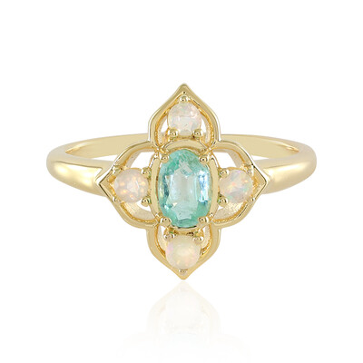 Anello in argento con Smeraldo Russo