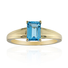 Anello in oro con Topazio Marambaia