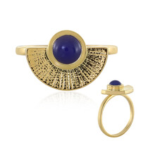 Anello in argento con Calcedonio Blu