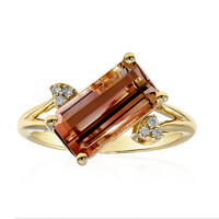 Anello in oro con Tormalina Neon del Congo (CIRARI)