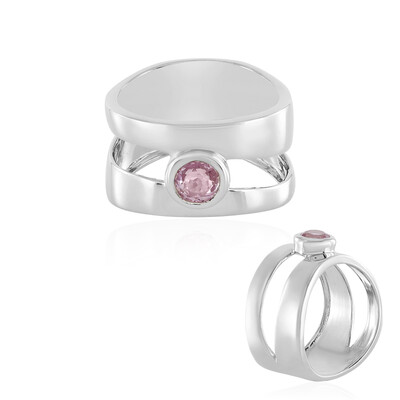 Anello in argento con Kunzite