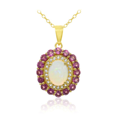 Collana in argento con Opale di Welo