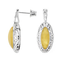 Orecchini in argento con Ambra Baltica