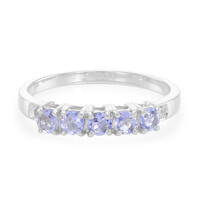 Anello in argento con Iolite del Madagascar