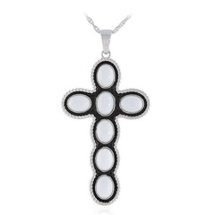 Collana in argento con Magnesite Pristine