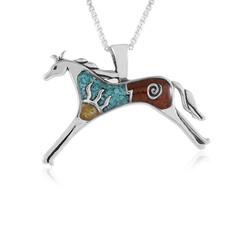 Collana in argento con Turchese (Desert Chic)