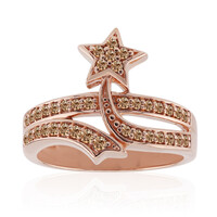 Anello in oro con Diamante Rose de France SI1 di Argyle