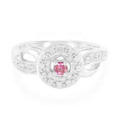Anello in argento con Rubellite Nigeriana