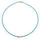 Collana in argento con Apatite Blu