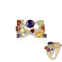 Anello in argento con Peridoto