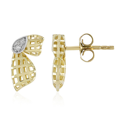 Orecchini in oro con Diamante I1 (I)  (Ornaments by de Melo)