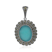Ciondolo in argento con Amazzonite (Annette classic)