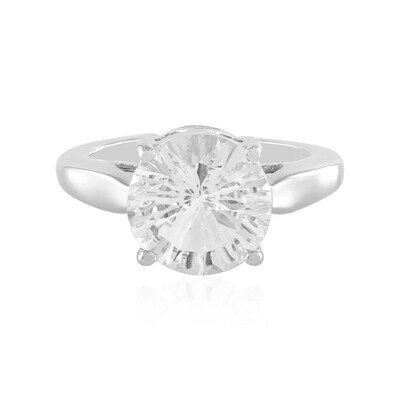 Anello in argento con Quarzo Bianco