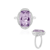 Anello in argento con Ametista Rose de France