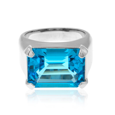 Anello in argento con Topazio Marambaia