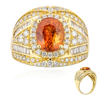Anello in oro con Spessartina (de Melo)