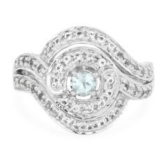 Anello in argento con Acquamarina
