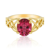 Anello in argento con Topazio Rosa