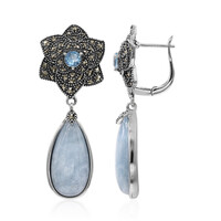 Orecchini in argento con Acquamarina Brasiliana (Annette classic)