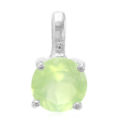Ciondolo in argento con Prehnite