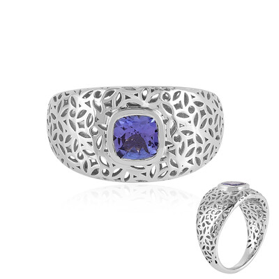 Anello in oro con Tanzanite AAA (Ornaments by de Melo)