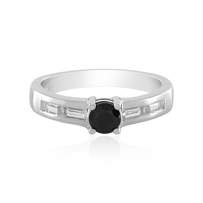Anello in argento con Spinello Nero