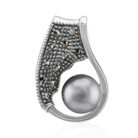 Ciondolo in argento con Perla Tahitiana (Annette classic)