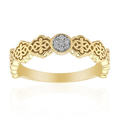 Anello in argento con Diamante SI1 (G)