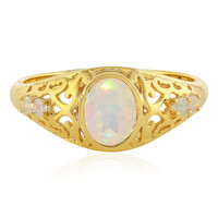 Anello in argento con Opale di Welo
