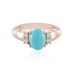 Anello in argento con Turchese Sleeping Beauty