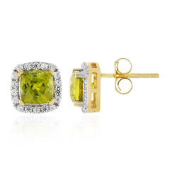 Orecchini in oro con Sfene