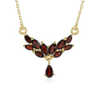Collana in argento con Granato Mozambico