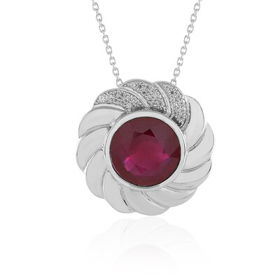Collana in argento con Rubino del Madagascar (de Melo)