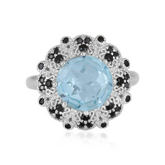 Anello in argento con Topazio Blu Cielo