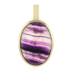 Ciondolo in argento con Fluorite