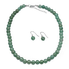 Parure in argento con Agata