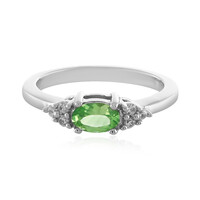 Anello in argento con Granato Merelani