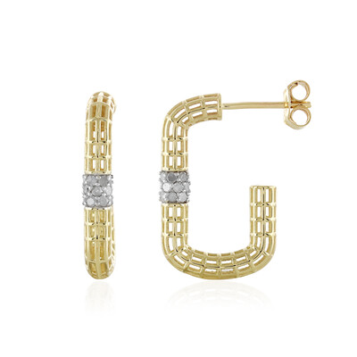 Orecchini in oro con Diamante I4 (J) (Ornaments by de Melo)