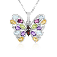 Collana in argento con Ametista Zambiana