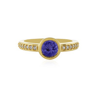 Anello in argento con Tanzanite