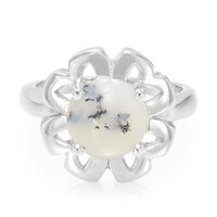 Anello in argento con Agata Dendritica