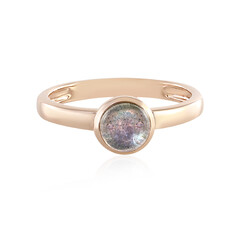 Anello in argento con Labradorite Verde Maniry (KM by Juwelo)